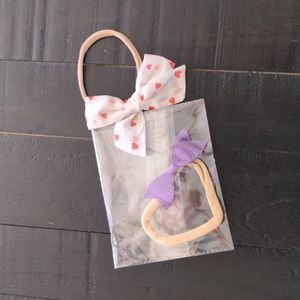 New baby bow nylon headbands